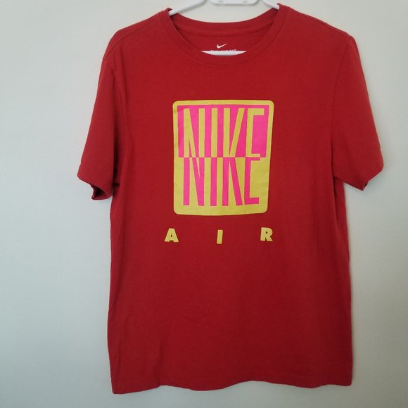 ❤️🛍️Nike Air Red Short Sleeve Crewneck Tee Shirt Size S❤️🛍️ - Picture 1 of 6